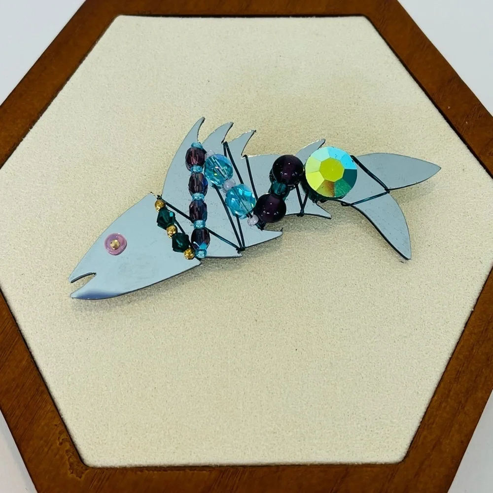 Vintage Liztech Fish Brooch